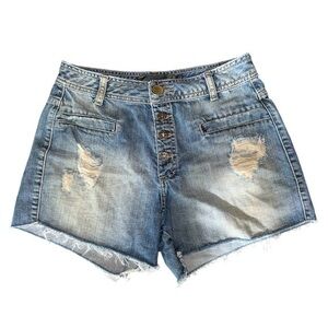 ▶️ Morena Rosa ◀️ Brazilian Button Fly Denim Short. 28,